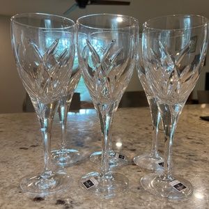 John Rocha Waterford Crystal wine glasses (6)